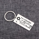 Family Keychain: Notre Famille est la Plus Belle - Cadeau pour la Famille