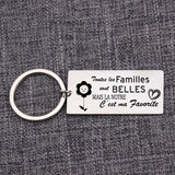 Family Keychain: Notre Famille est la Plus Belle - Cadeau pour la Famille