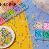30pcs 4mm Colorful Seed Beads Hematite Metal Rainbow Oval Shape Beads