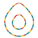30pcs 4mm Colorful Seed Beads Hematite Metal Rainbow Oval Shape Beads
