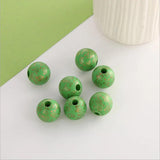 20Pcs Colorful Little Angel Wooden Beads Crafts for Jewelry Making