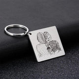 Personalized Name Keychain - Funny Gift for Bff Women Girl