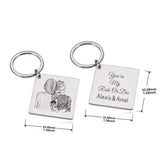 Personalized Name Keychain - Funny Gift for Bff Women Girl