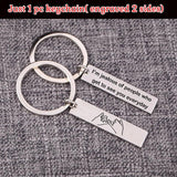 Long Distance Relationship Keychain: Jealous of People Who See You Everyday