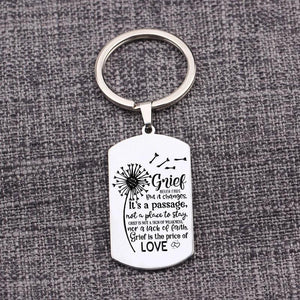 Grief Is Not A Sign Of Weakness Stainless Steel Keychain