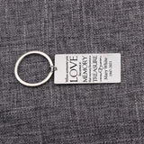 Memorial Jewelry Keychain for Mom Dad Grandpa Grandma
