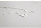 925 Sterling Silver Feather Necklaces & Pendants For Women