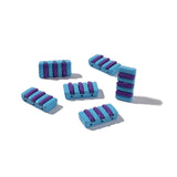 20PCS Colorful Rectangle Enamel Beads for Jewelry Making DIY Accessory