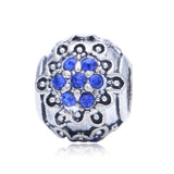 2Pcs Zirconia Micro Pave Crystal Beads DIY Bead Accessories