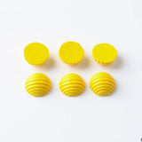 50Pcs Colorful Semicircle Beads DIY Natural Wood Beaded Jewelry Baby Toys
