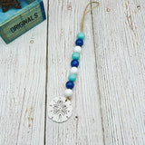 Ocean Series Beads Hemp Rope Tassel Pendant For DIY Jewelry Making