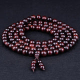 Natural Scented Rosewood Buddha Beads 108 PCs Wooden Bracelet Beads