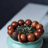 Scented Rosewood Bracelet Beads Agarwood Sandalwood Ebony Rosary