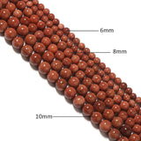 Goldstone Beads Bracelet DIY Jewelry Making 4/6/8/10/12MM