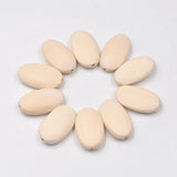 10Pcs/Pack Natural Elliptic Shaped Grass Wood Chips Earring Ornaments