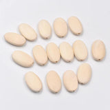 10Pcs/Pack Natural Elliptic Shaped Grass Wood Chips Earring Ornaments