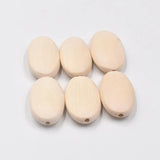 10Pcs/Pack Natural Elliptic Shaped Grass Wood Chips Earring Ornaments