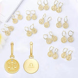 12 Zodiac Animal Earrings Personality Women Earring