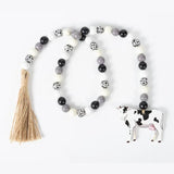 Cow Wood Beads Spacer for DIY Jewelry Making Bracelet