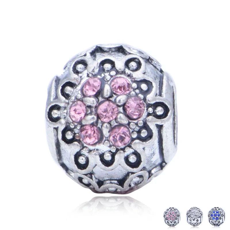 Zirconia Micro Pave Crystal Beads DIY Jewelry Making Gift
