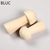 Wooden Mushroom DIY Unfinished Wood Kids Painted Toys Craft