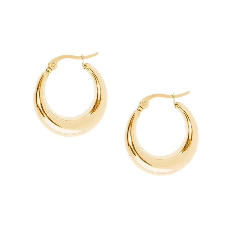 Round Earrings Friendship Gift Men Women Harajuku Accessories Jewelry