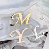 Ethnic Alphabet Initials Earrings Punk Stainless Steel Jewelry