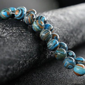 Malachite Beads Loose Spacer Beads for Jewelry Making DIY 15 Inch