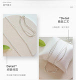 925 Silver Multilayer Chain Necklaces & Pendants