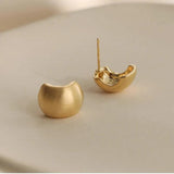 925 Sterling Silver 18K Hook Stud Earrings Women Party Jewelry