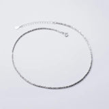TrustDavis 925 Silver Star Heaven Clavicle Chain Necklace For Women