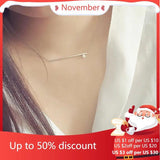 925 Silver Shell Pearl Necklace Pendant Jewelry for Women Bijoux