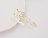 Personalized Ear Wrap Crawler Hook Earrings