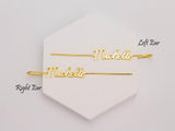 Personalized Ear Wrap Crawler Hook Earrings