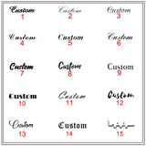 Custom Name Stainless Steel Stud Earrings for Women