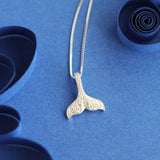 925 Silver Fishtail Necklace Pendant for Women