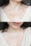 925 Silver Fishtail Necklace Pendant for Women