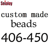 Seialoy 10pcs/lot Beads AD0406-0450