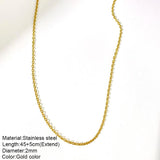 Women's Initial Letter Zircon Necklace Stainless Steel Jewelry