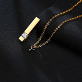 Urn Necklace for Ashes Stainless Steel Casket Pendant