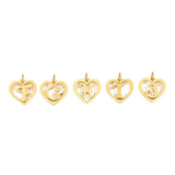 Lucky Letter Initial Pendant Name Necklace for Women - Stainless Steel