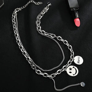 Personalized Date Number Necklace Stainless Steel ID Pendant
