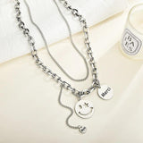 Personalized Date Number Necklace Stainless Steel ID Pendant