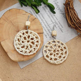 Summer Bohemian Retro Straw Rattan Earrings
