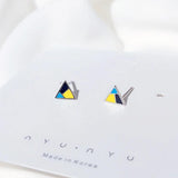 Small Animal Rabbit Giraffe Stud Earrings For Girls