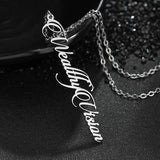Personalized Name Necklace Pendant Anniversary Piercing