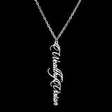 Personalized Name Necklace Pendant Anniversary Piercing