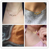 Arabic Name Necklace Personalize Stainless Steel Pendant Necklaces