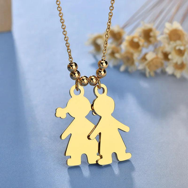 Personalized Name Engraved Stainless Steel Necklace
