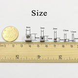 Stainless Steel Spacer Bead Engraved Name Logo for Jewelry Making